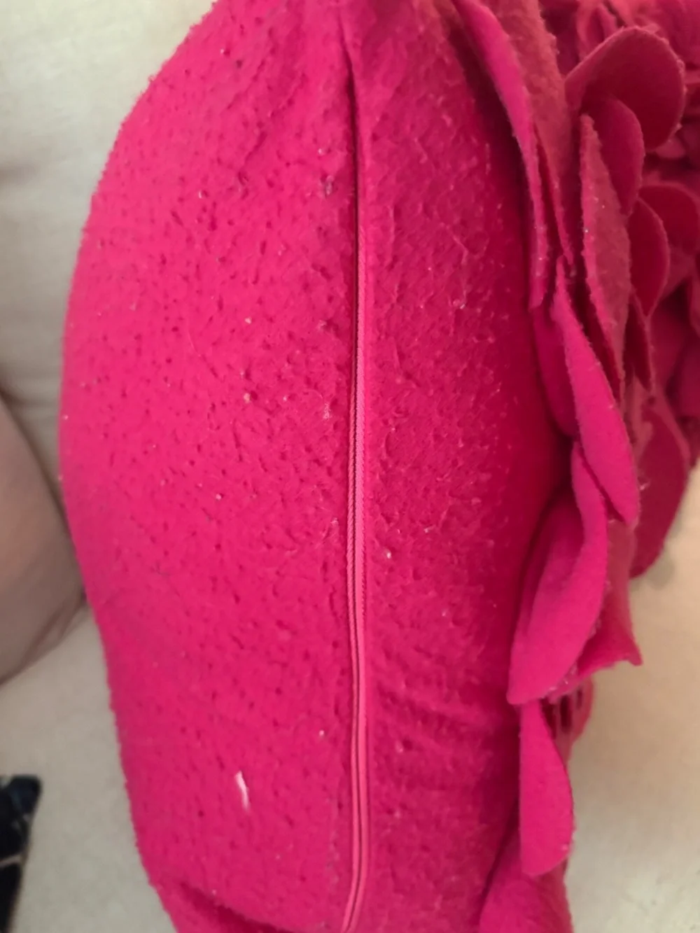 Pair of Fuchsia Pink Throw Pillows